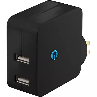 OZSTOCK 4.2 AMP DUAL USB WALL CHARGER 2 X 2.1A 4.2A TOTAL Power Adaptor • $55.12