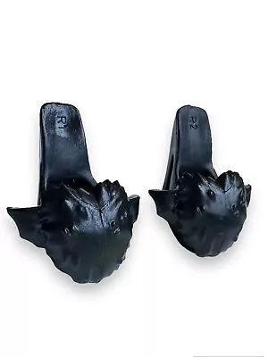 Monster High Doll Draculaura Powder Room Black Monster Slippers Shoes • $10.21