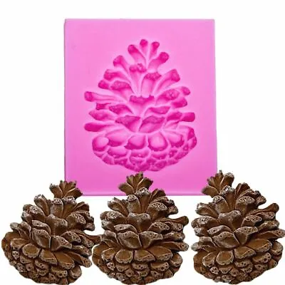 $5.70 • Buy Pine Cone Silicone Mold 3D Fondant Chocolate Pastry Making Molds Decoration Tool