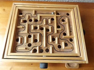 Labyrinth Game With   A Metal Ball • £5.50