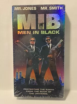 New Sealed 1997 Men In Black VHS HoloCover Watermark Will Smith Tommy Lee Jones • $11.99