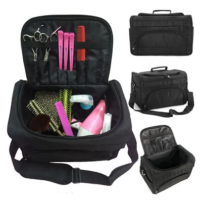 Stylist Makeup Big Bag Salon Barber Professional Hairdressing Tool Carry Case • £14.29