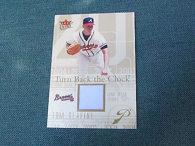 2004 Fleer Ultra Turn Back The Clock Tom Glavine Jersey Card Atlanta Braves (B17 • $8.99