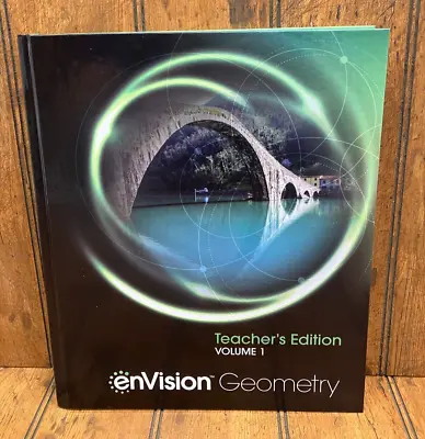 EnVision Geometry - Volume 1 - Teacher's Edition - Hardback - Savvas - New • $50