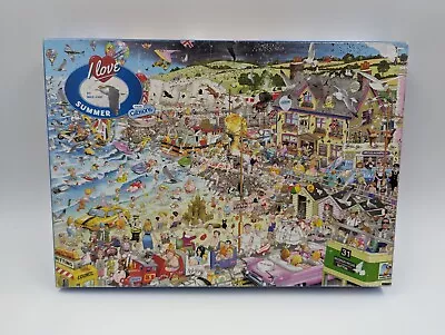 Gibsons Mike Jupp  I LOVE  SUMMER Jigsaw Puzzle 1000 Piece COMPLETE • £9.99