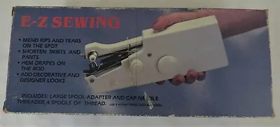 E Z SEWING Portable Hand Held Super Machine -  Vintage New In Box  Model MGE 001 • $18.99
