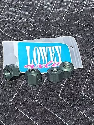 LOWEY AXLE NUTS ALLOY 26T 3/8” Axle GREEN • $25