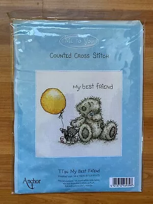 Anchor Counted Cross Stitch. Me To You. My Best Friend. Brand New. 6.25x6.25  • £11