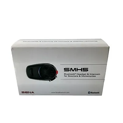 Sena SMH5-01 Motorcycle And Scooter Bluetooth Headset / Intercom Single New • $123.48
