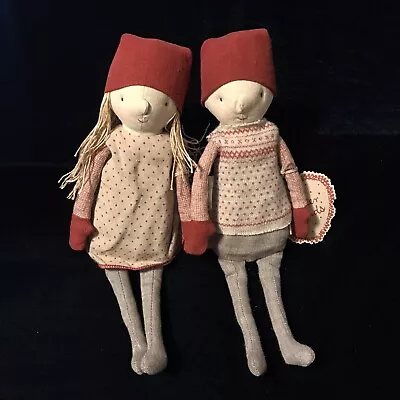 Maileg Winter Friends Pixy Girl & Boy - Denmark - Discontinued • $139