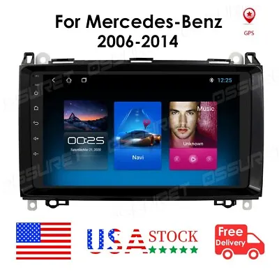 For Mercedes Benz W169 W245 Sprinter Android BT RDS Car Stereo GPS Radio WIFI • $76.49