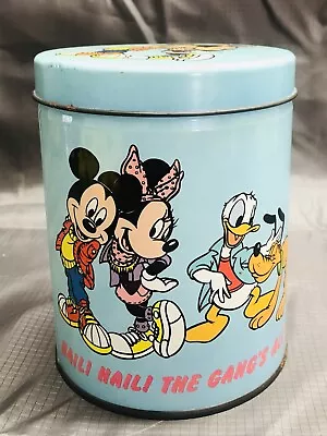 VINTAGE The Walt Disney Mickey Mouse & Friends The Tin Box / Metal  • $16.99