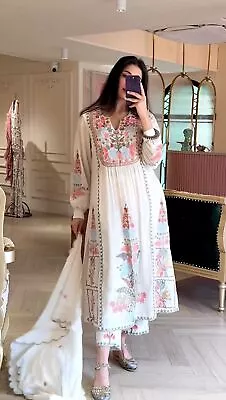 Pakistani Reyon Top PALAZZO Bollywood Wedding DRESS Indian Wear Top Sarara A-118 • $49.99