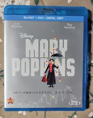 Mary Poppins (50th Anniversary) (Blu-ray 1964) DVD No Digital Copy • $14.95