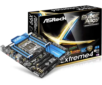 ASRock X99 Extreme4 LGA 2011-v3 Intel SATA 6Gb/s USB 3.0 ATX Motherboard I/O • $9.99