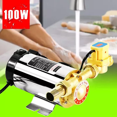 Miniature 100W Self Prime Domestic Shower Pressure Water Booster Stainless Pump • $37.50