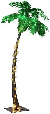 Lightshare Lighted Palm Tree Artificial Palm Tree Decor For Outdoor Indoor • $86.69