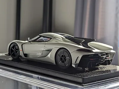 1/18 FrontiArt  Koenigsegg Jesko Absolut In Grey  Carbon  Base  • $499