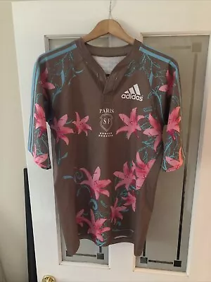 £30 • Buy Stade Francais Adidas Rugby Shirt 2007 - 2008, Size M (Men)