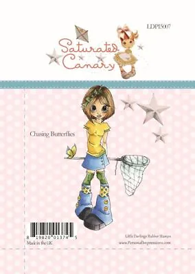 £3.75 • Buy CHASING BUTTERFLIES - Clear Stamp - Saturated Canary