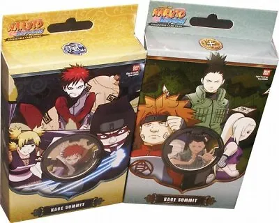 NARUTO CCG KAGE SUMMIT Sibling's Fury & Permapower Deck SET OF 2 (NEW) • $99.95