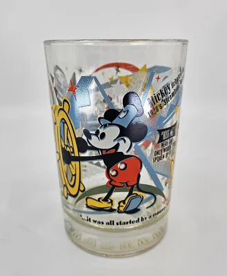 McDonalds Disney 100 Years Of Magic Share A Dream Come True Glass Tumbler Cup • $15.30