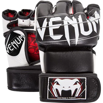 Venum Undisputed 2.0 Nappa Leather MMA Gloves - Black • $65.99