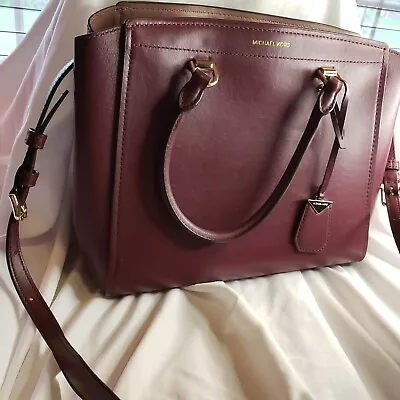 Michael Kors Women's Large Tote Bag - Burgundy • $29.99