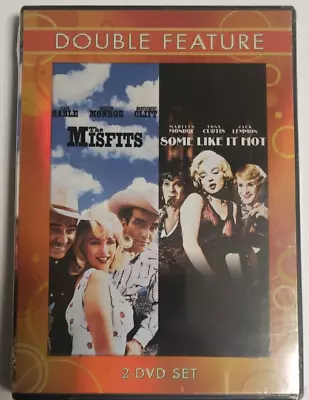 Marilyn Monroe DVD Double Feature: The Misfits / Some Like It Hot (NEW Sealed) • $14.41