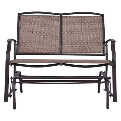 In/Outdoor Glider Rocking Bench Patio  2 Seater Chair Loveseat Armchair Backyard • $89.99