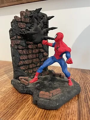 Spiderman Only Vs Venom Bookends 391 Bowen Statue Creative License Marvel Comics • $235.99