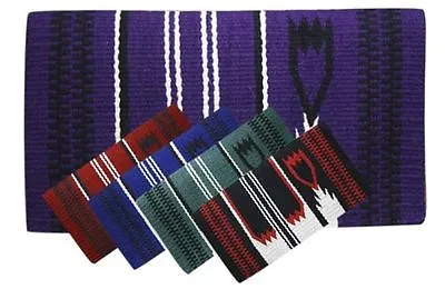 $35.05 • Buy Beautiful 36  X 34  100% New Zealand Wool Western Show Saddle Blanket!