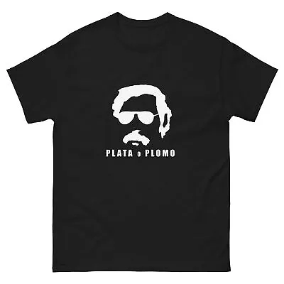 Pablo Escobar T Shirt Plata O Plomo Graphic Tees • $17.50