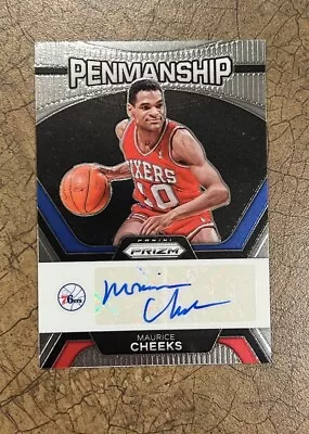 Maurice Cheeks SILVER PRIZM Penmanship Auto 2023-24 Panini Prizm #PNM-CHE 76ERS  • $7.99