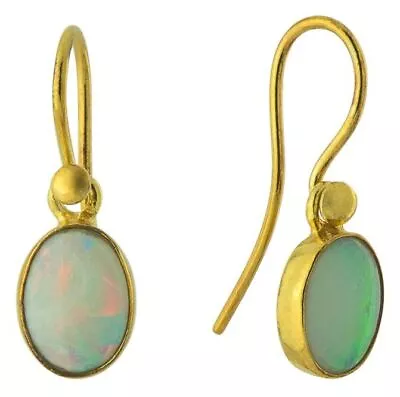 Cloud Opal Earrings: Museum Of Jewelry • $89.95