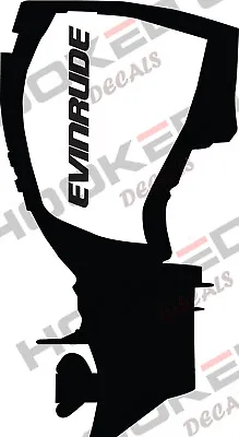 Evinrude E Tec Outboard Logo Vinyl Transfer Decal • $6.50
