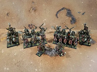 Warhammer Fantasy WARRIORS OF CHAOS Painted Metal Army All RARE  & Out Of Print • $550
