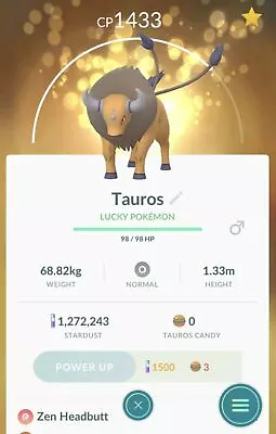 $2.99 • Buy ✨ Taurus ✨ LUCKY TRADE ✨ Pokemon ✨ Regional ✨ NON SHINY ✨ GO