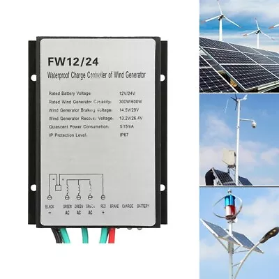 Wind Turbine Charge Controller 12V 24V 48V For 1000W Wind Generator Waterproof  • $34.99