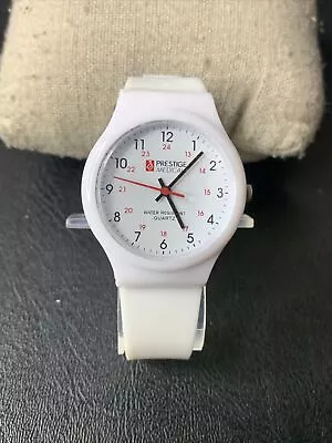 Prestige Medical WR Japan White Rubber Band Sport Women’s 36mm Watch • $19.99