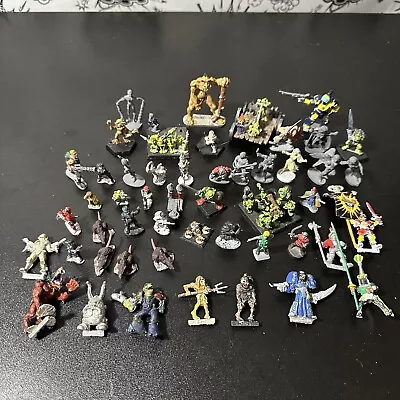 Lot Of 50: Warhammer 40k Metal Non / Painted  Of Different Figures • $158.02