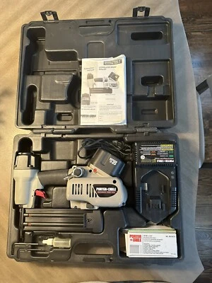 $49.99 • Buy Porter Cable Cordless Brad Nailer Set 12V Charger & Battery BN200V12