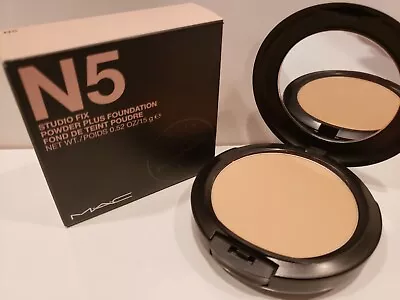 MAC ~ Studio Fix Powder Plus Foundation ~ N5 ~ 0.52 Oz ~ NIB • $32.99