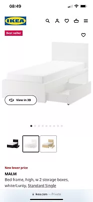 Ikea Malm Single Bed Frame • £0.99