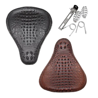 $59.34 • Buy 2 Color Motorcycle Leather Solo Seat Spring For Yamaha V-star 250 650 950 Refit
