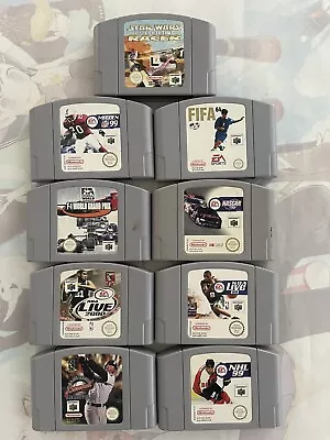 Nintendo 64 Games Lot • $140