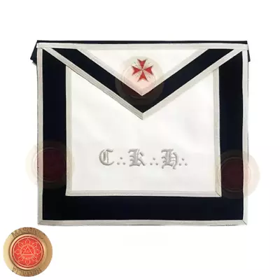 Masonic Regalia Scottish Rite 30th Degree Genuine Leather Embroidered Apron • $80