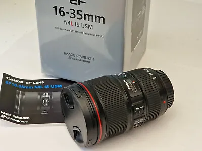 Canon EF 16-35mm F/4 L IS USM Lens Excellent Condition • £525