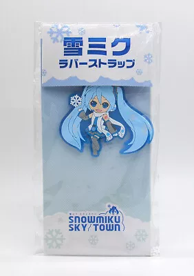 Vocaloid Hatsune Snow Miku 2  Rubber Keychain Strap Figure Toy Charm Sky Town • $5