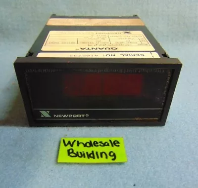 Newport Electronics Inc 4 Digit Red Panel Meter Q9000bcr3 110v 5 Watts • $45